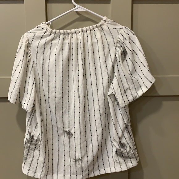 MADEWELL Tie- Neck Tunic Top - Picture 7 of 11